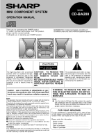 Sharp CD-BA200-Owners-Manual 